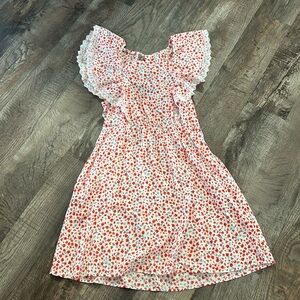 Old Navy floral cotton blend dress